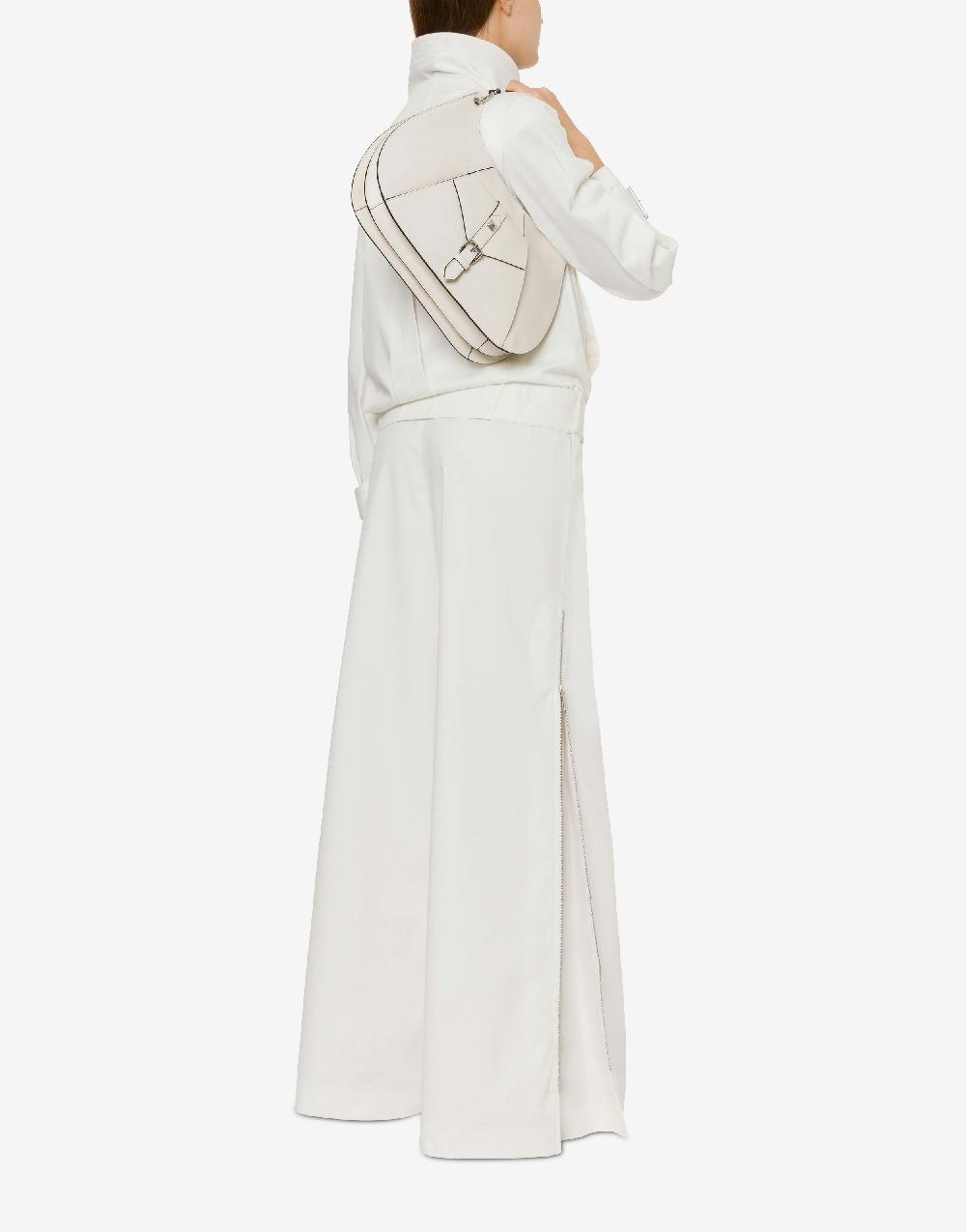 Alberta Ferretti Pantalone oversize in tela di cotone stretch Italia