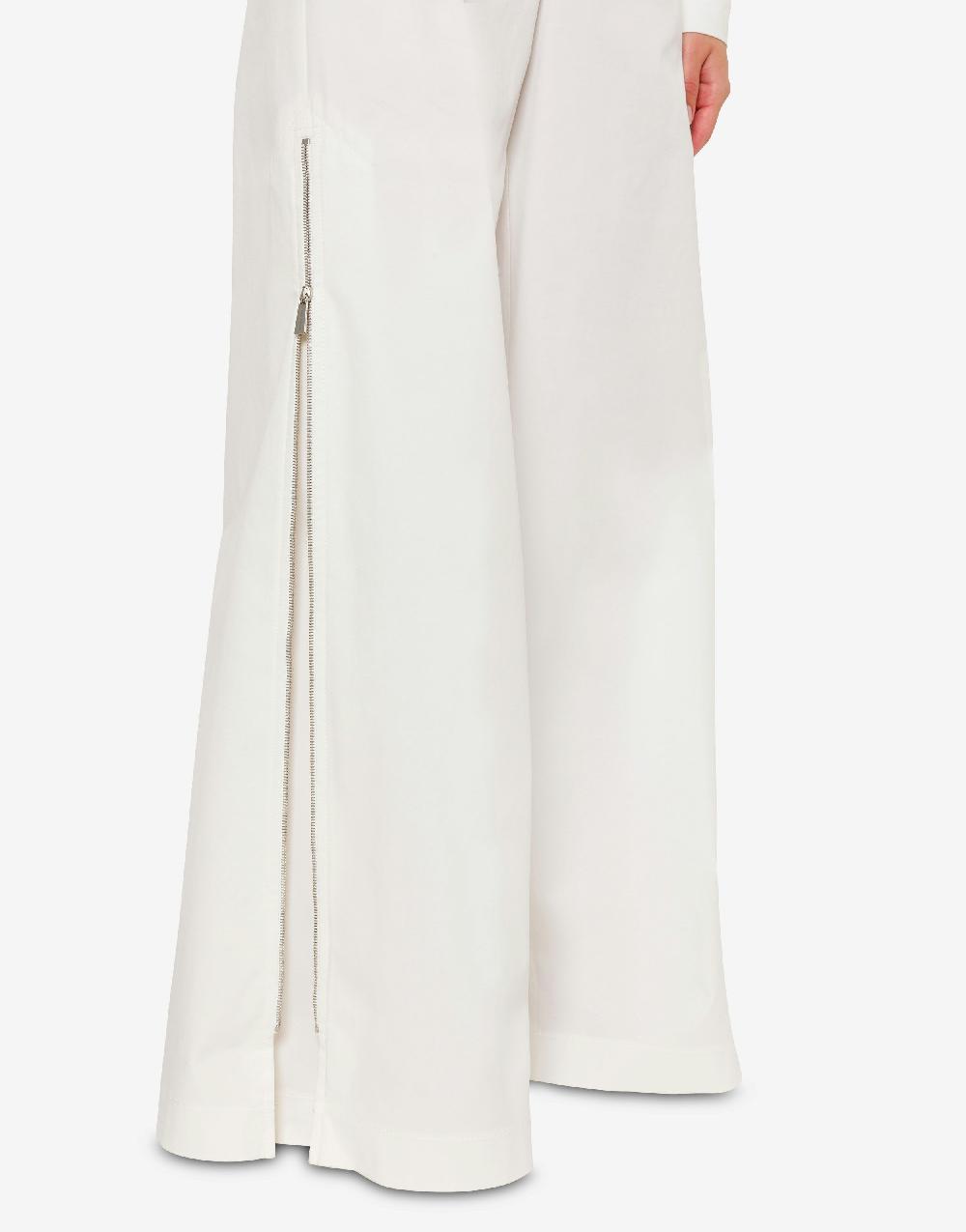 Alberta Ferretti Pantalone oversize in tela di cotone stretch Italia