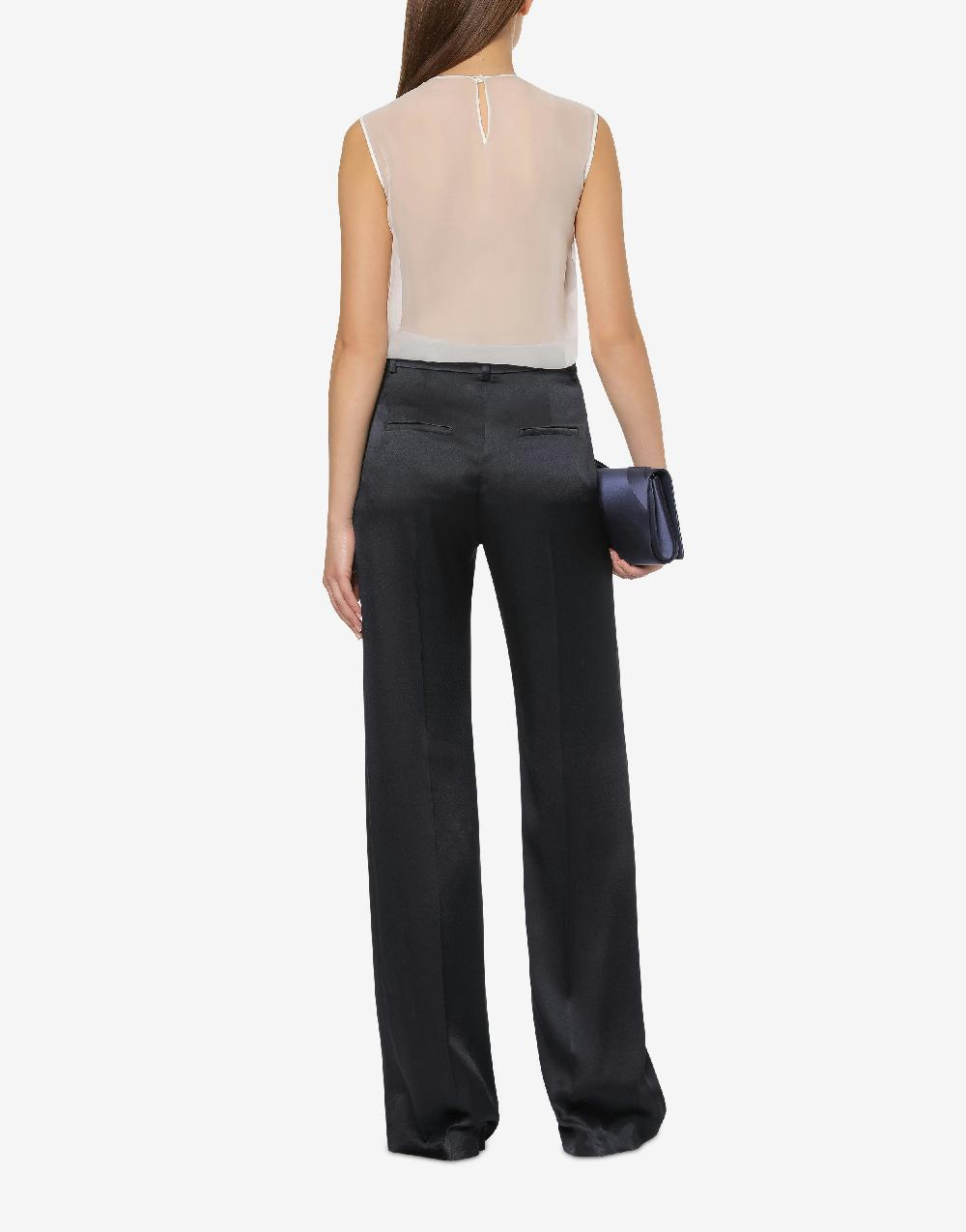 Alberta Ferretti Top in chiffon organico 2025