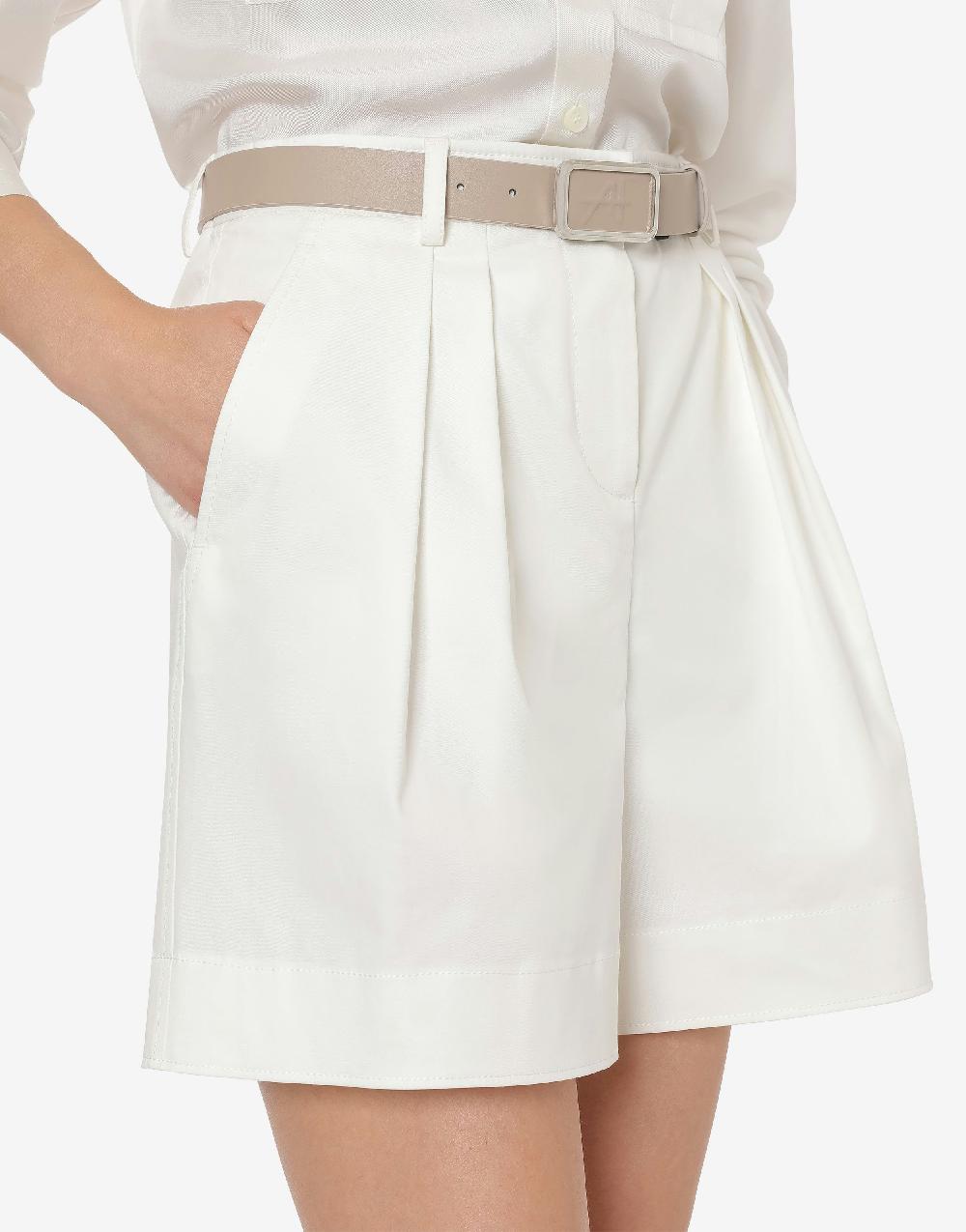 Alberta Ferretti Short in tela di cotone stretch Acquista Ora