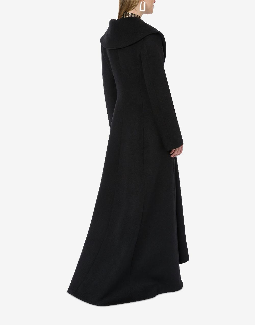 Alberta Ferretti Cappotto in panno di lana e cashmere Fino Al -60%