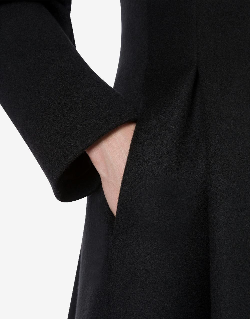 Alberta Ferretti Cappotto in panno di lana e cashmere Fino Al -60%