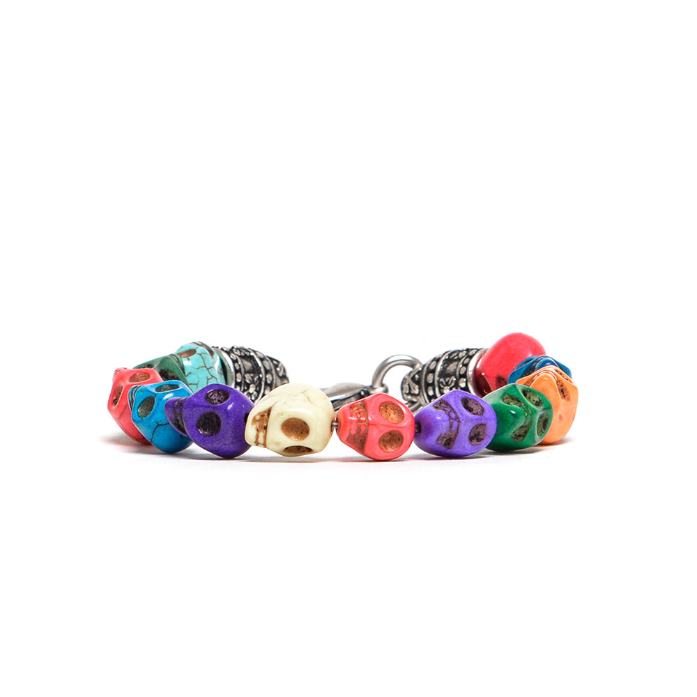 D'AMICO Bracciale Teschi Aulite Multicolor Sottocosto