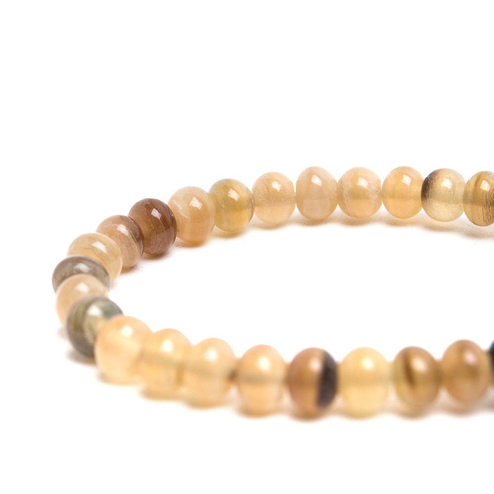 D'AMICO Bracciale Perle Corno Biondo Novità