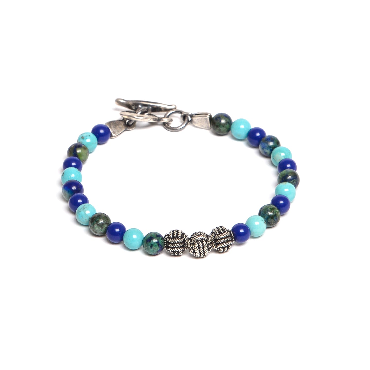 D'AMICO Bracciale Catenina Lapis + Palline Nodo Promozione