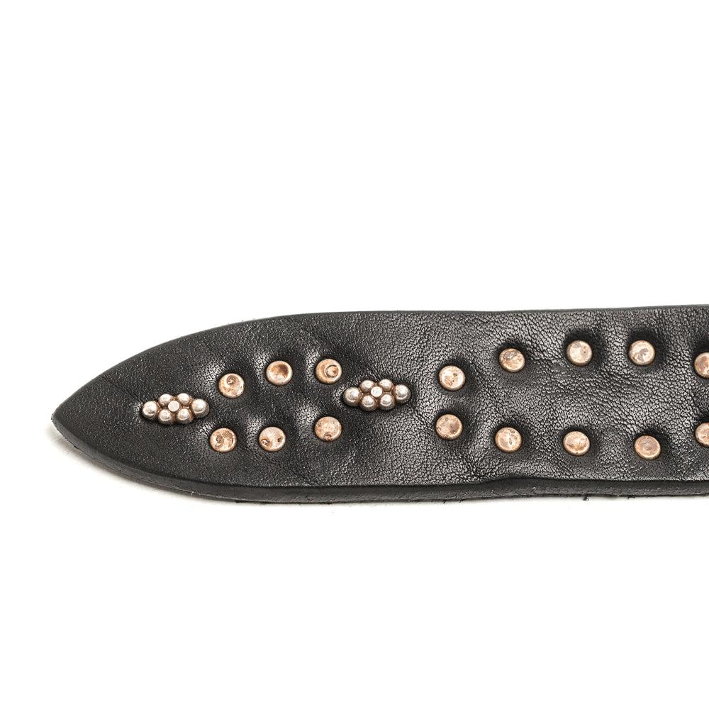 D'AMICO Cintura Cuoio Butter + Borchie Nero Online