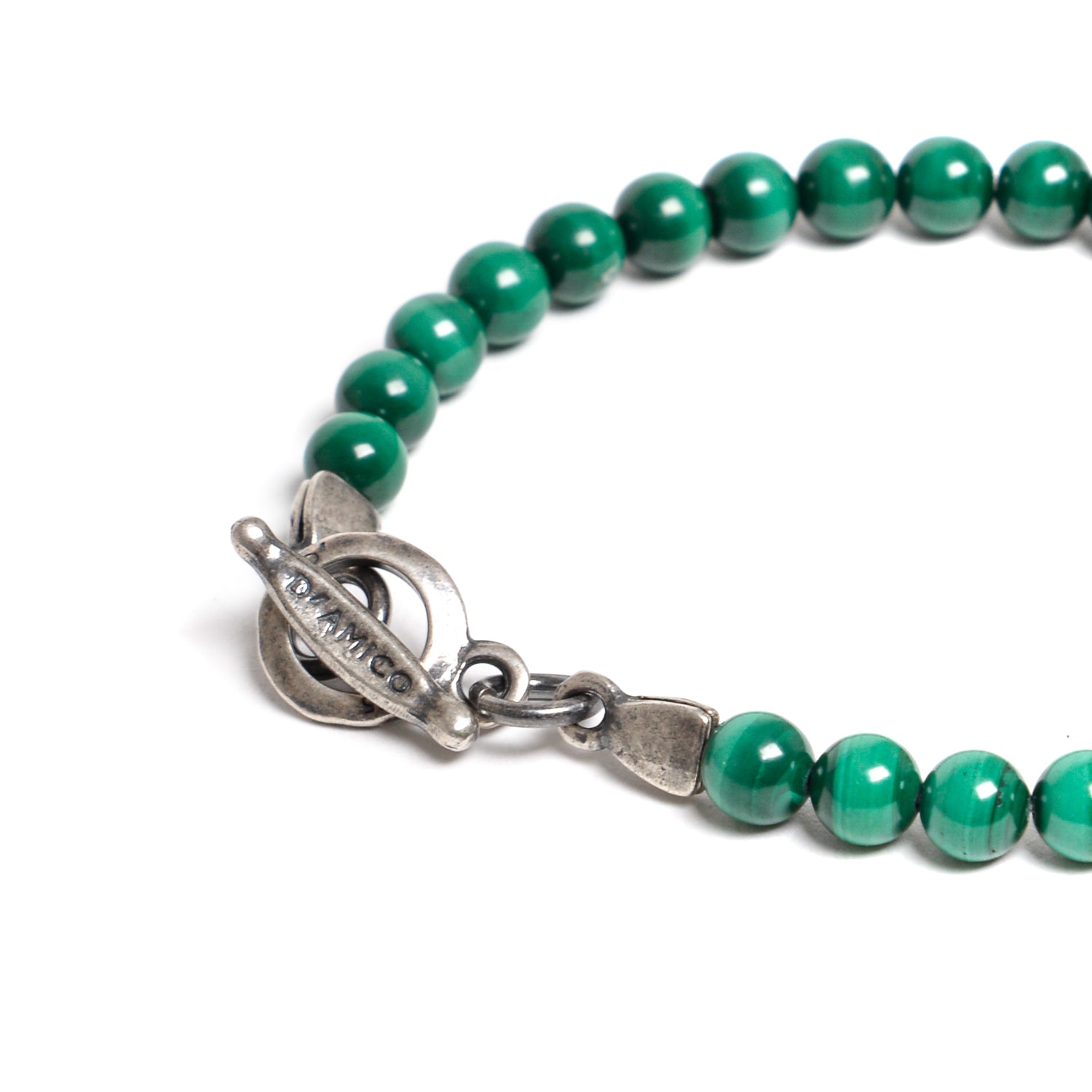 D'AMICO Bracciale Malachite e Argento Moda