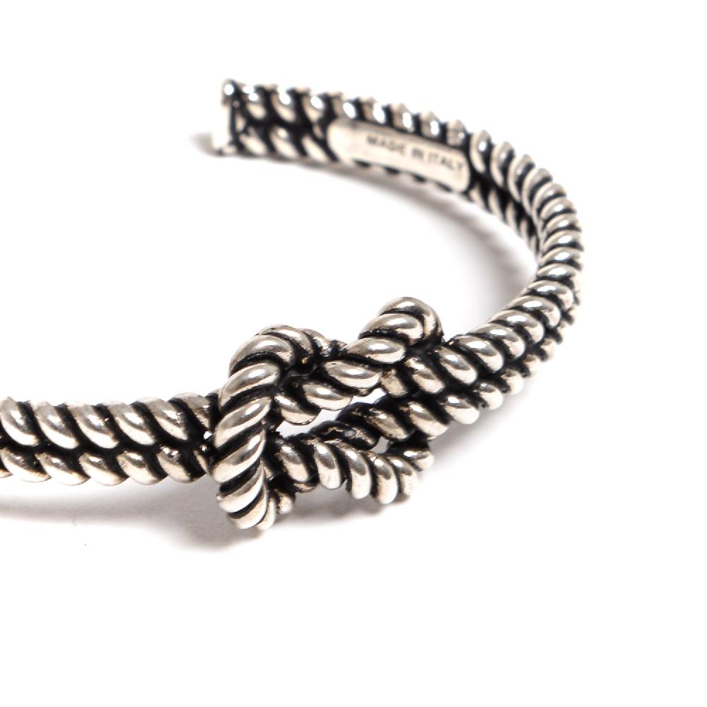 D'AMICO Bracciale Schiava Torchon Nodo Piano Italy