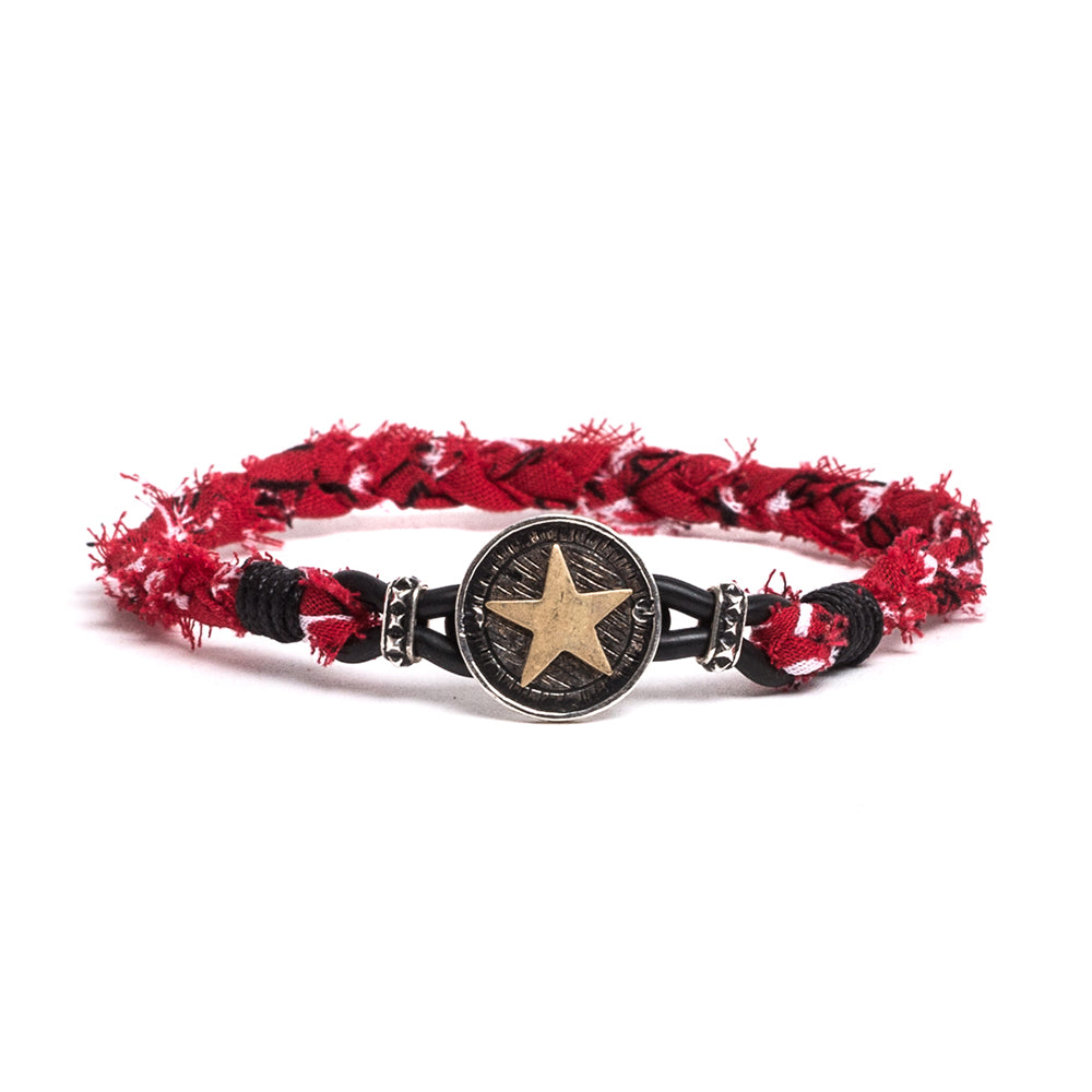 D'AMICO Bracciale Piastrina Stella + Bandana Negozio