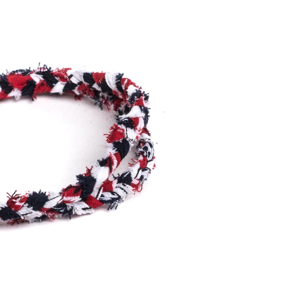 D'AMICO Bracciale Bandana Intrecciata + Piuma In Saldo