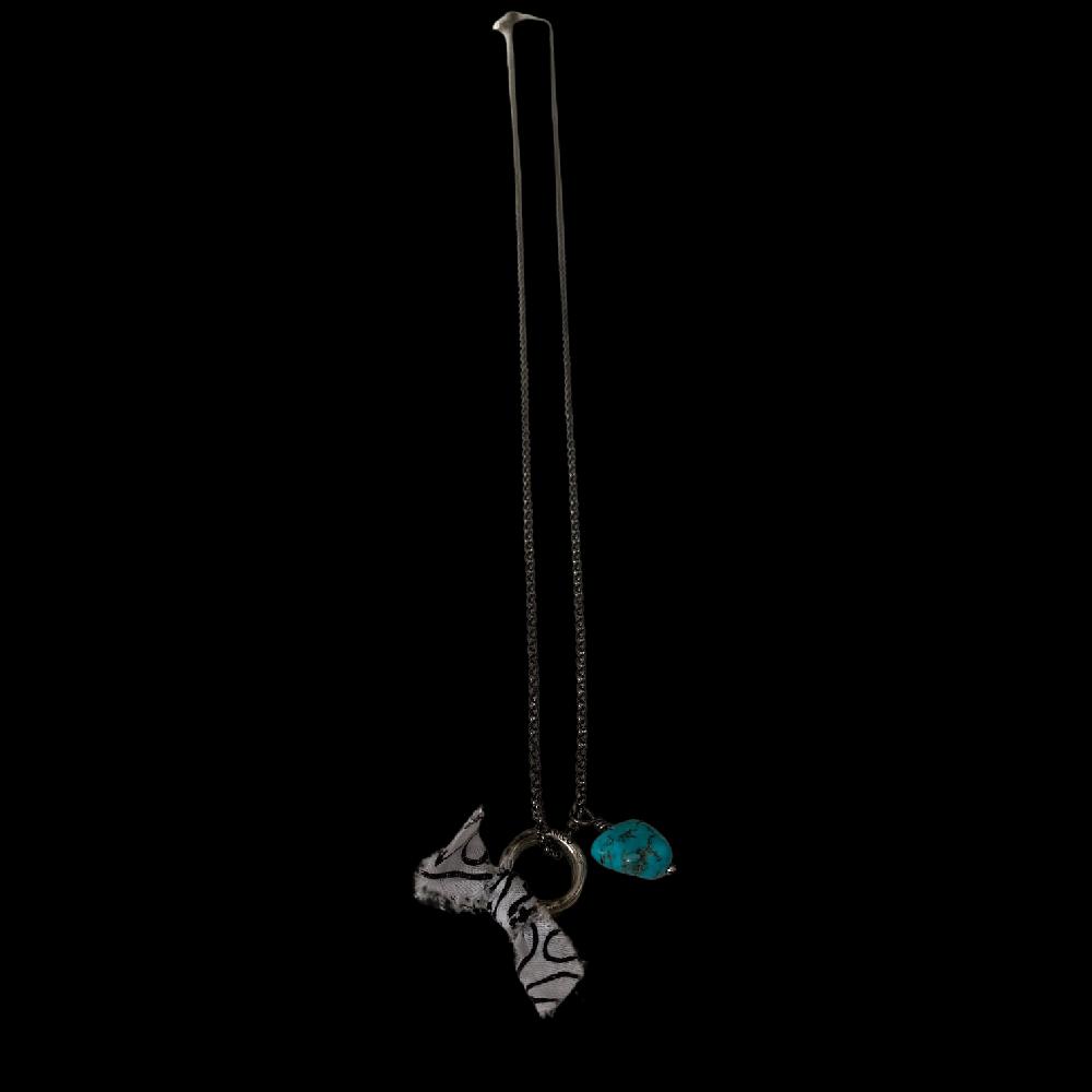 D'AMICO Collana Turchese + Anello e Bandana Arg925 Sconti questo mese