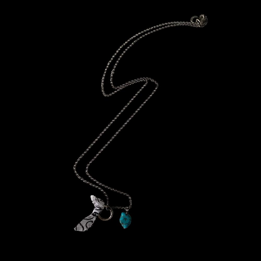 D'AMICO Collana Turchese + Anello e Bandana Arg925 Sconti questo mese