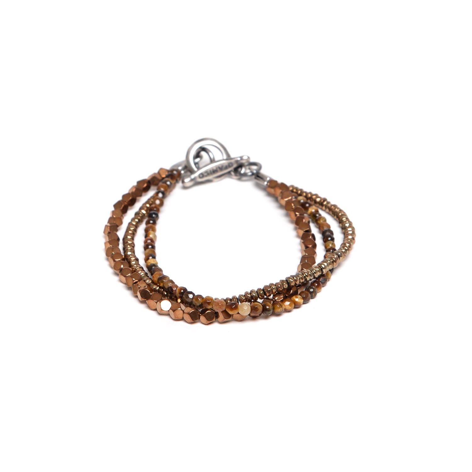 D'AMICO Bracciale Tris Fusion Brown Qualità