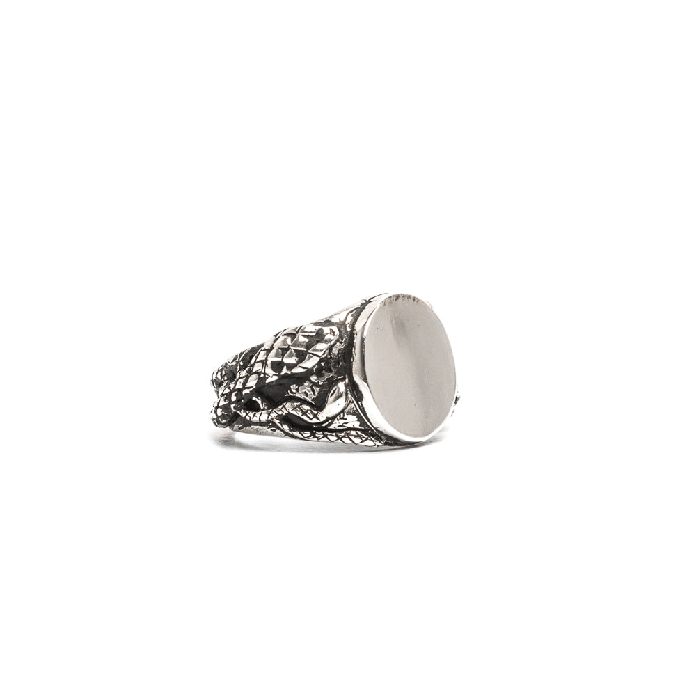 D'AMICO Anello Serpenti Intrecciati + Piastra Lucida Promozione