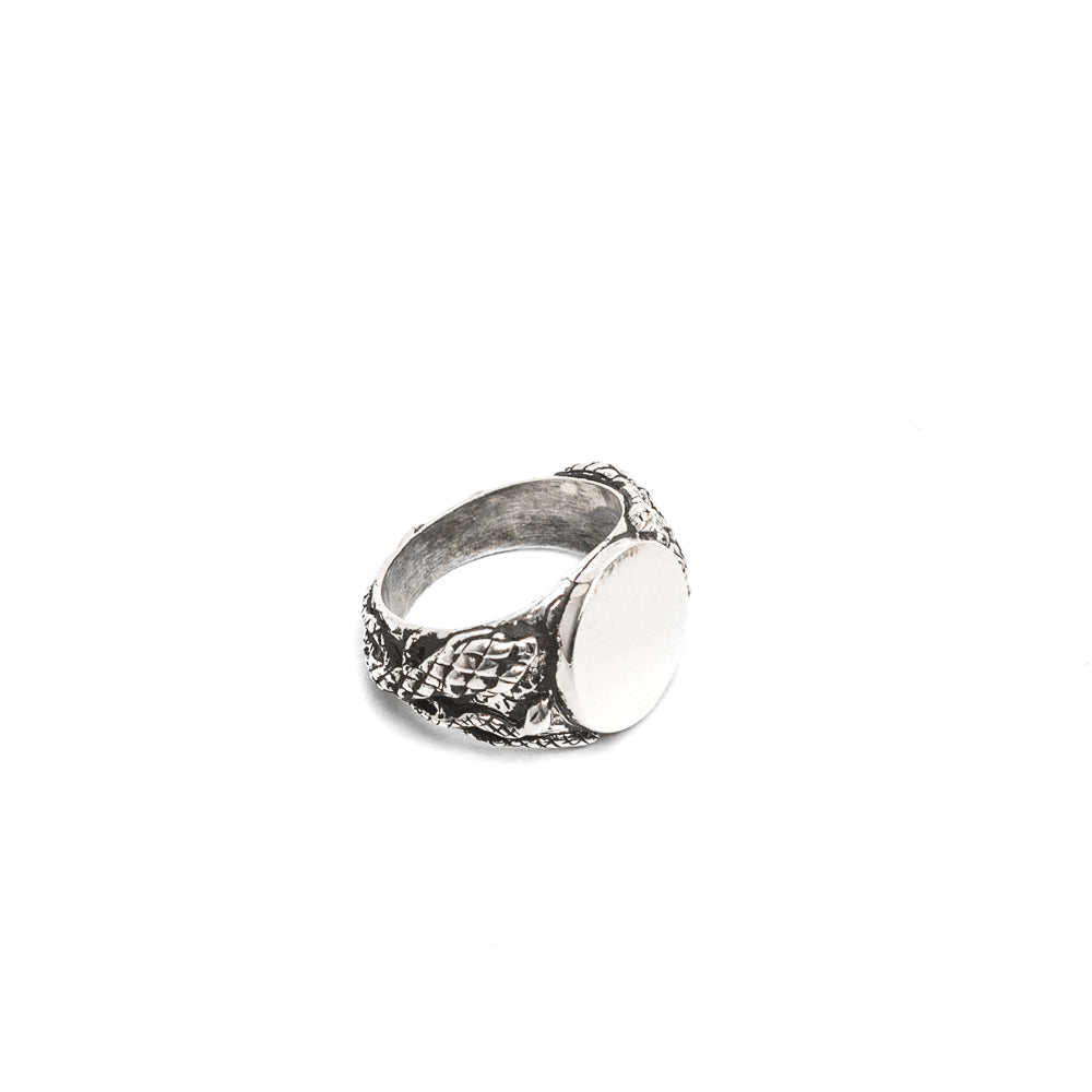 D'AMICO Anello Serpenti Intrecciati + Piastra Lucida Promozione