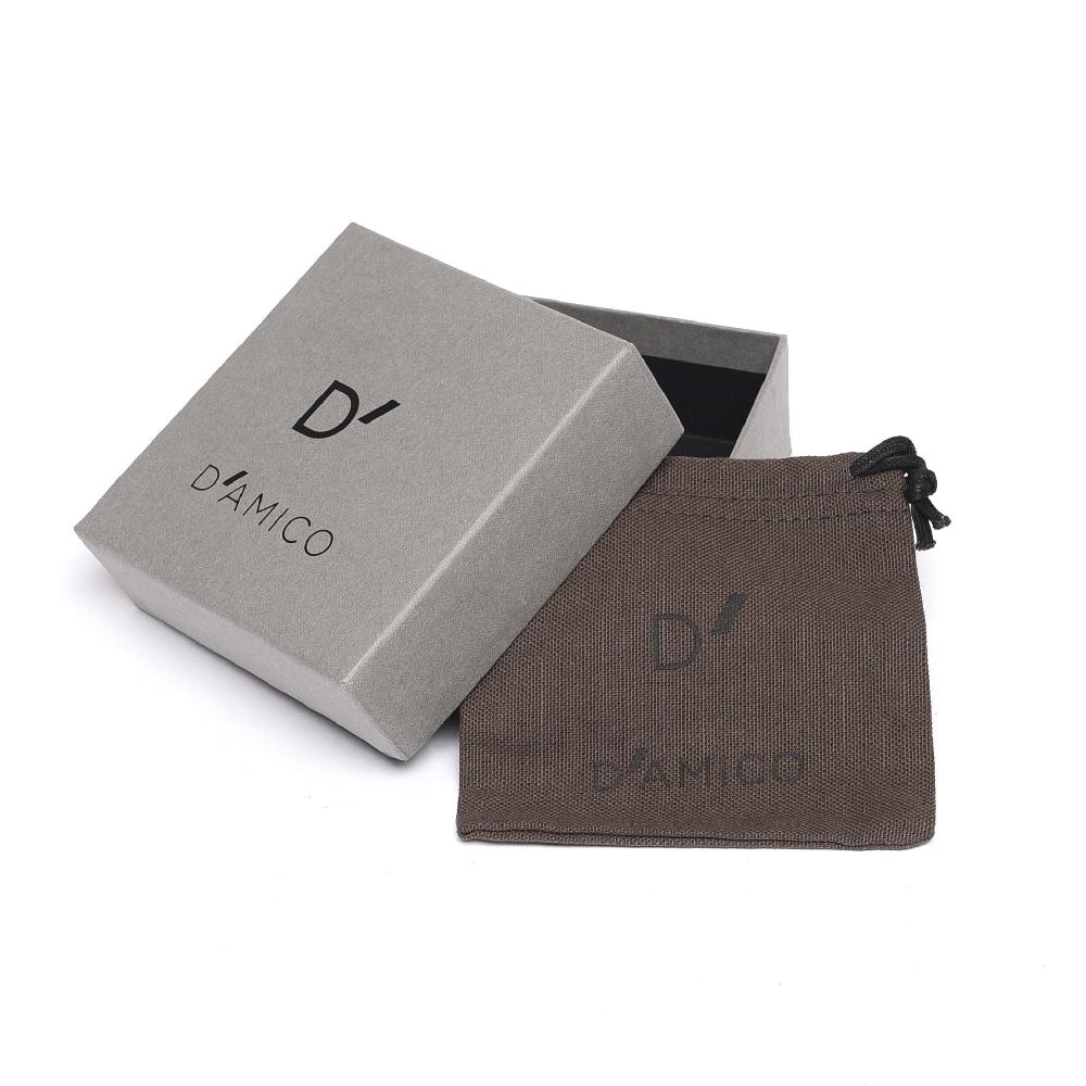 D'AMICO Bracciale Catenina + Croce Smaltata Avorio Soddisfazione Garantita