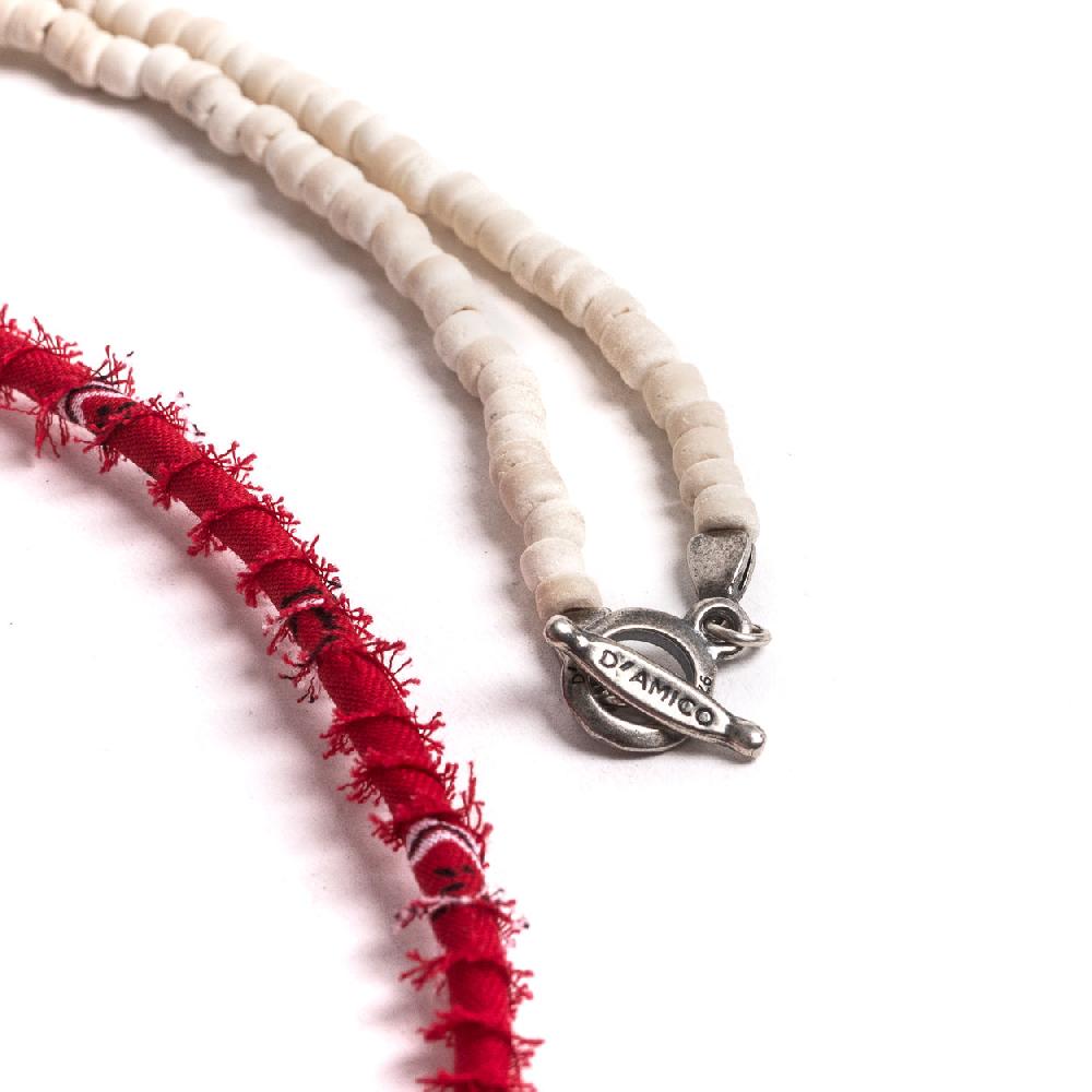 D'AMICO Collana Cocco White + Bandana Shopping Online
