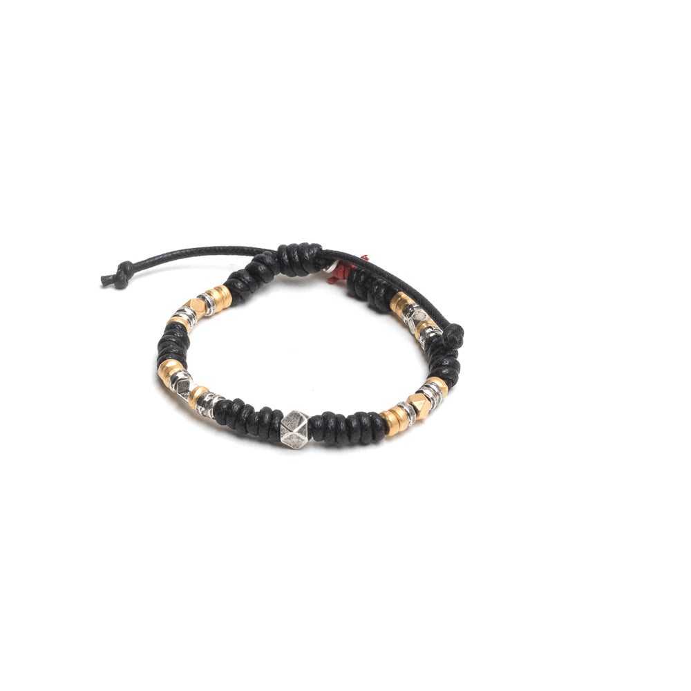 D'AMICO Bracciale Nodi + Rondelle + Pepite Convenienza