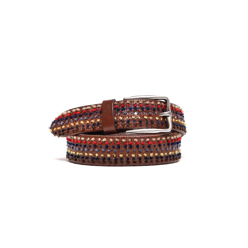 D'AMICO Cintura Rigata Ricamo Multicolor Online Outlet