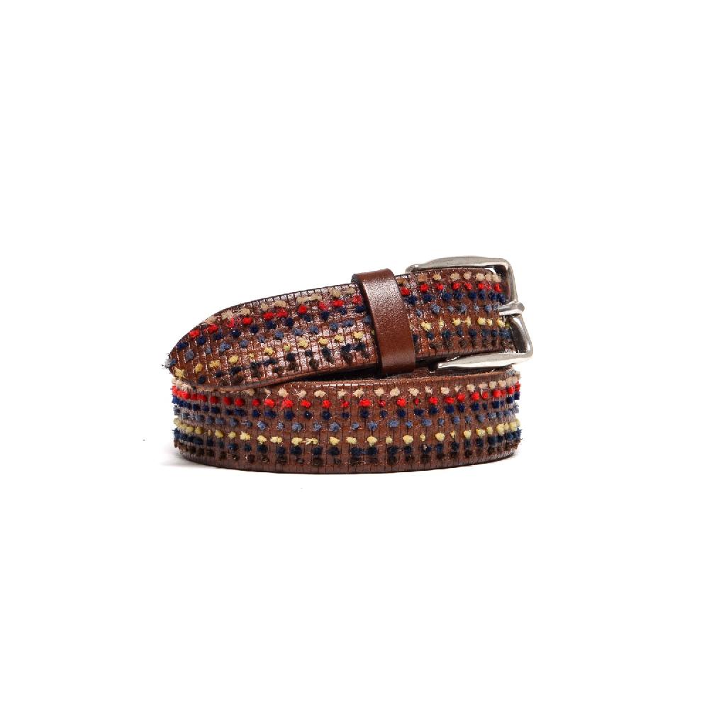 D'AMICO Cintura Rigata Ricamo Multicolor Online Outlet