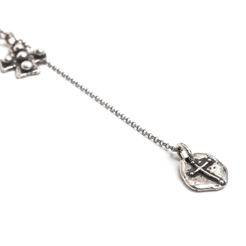 D'AMICO Collana Croce Medievale + Croce Tonda Fino al 60% di sconto