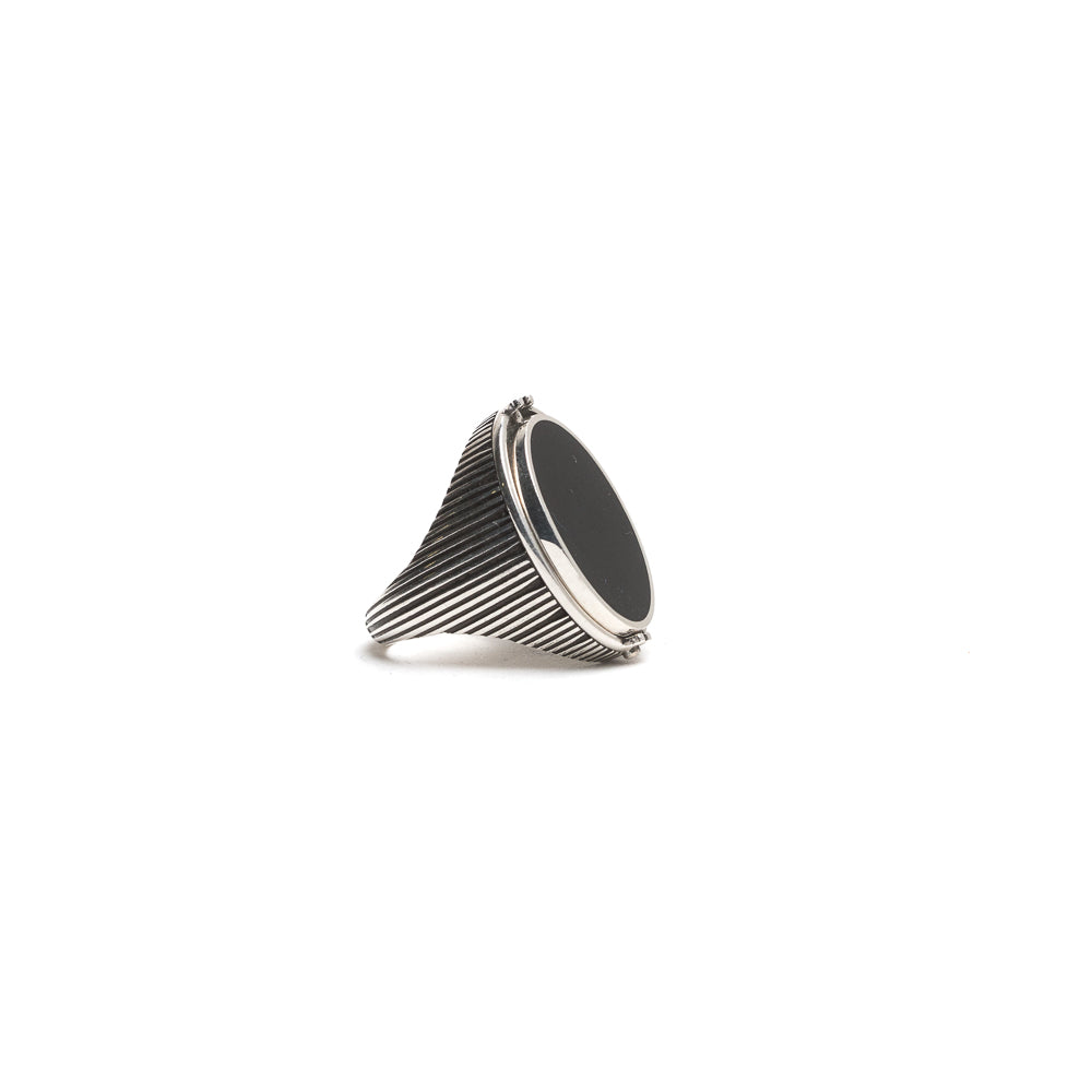 D'AMICO Anello Ovale Girevole Millerighe + Lacca Offerta speciale della fabbrica