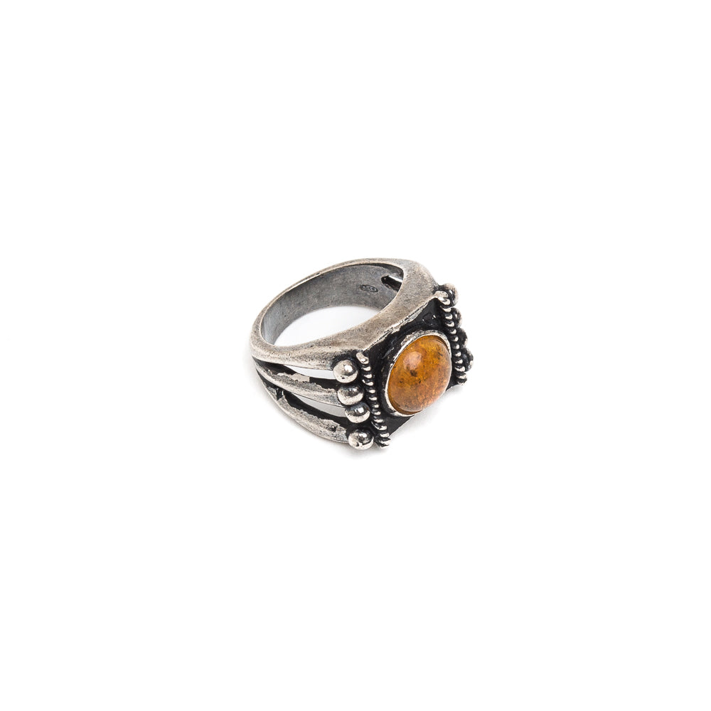 D'AMICO Anello Tuareg + Ambra + Pallini 50% di sconto con spedizione gratuita