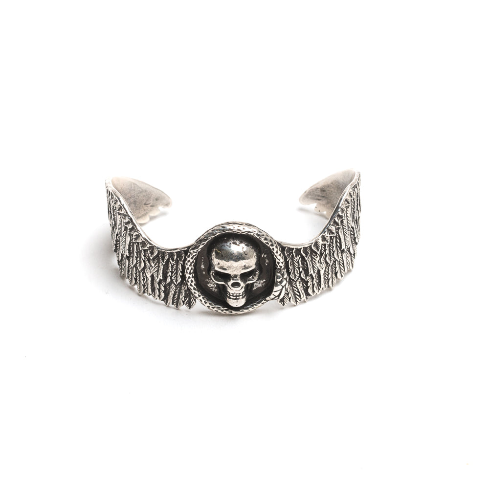 D'AMICO Bracciale Rigido Ali + Teschio Esporta salva