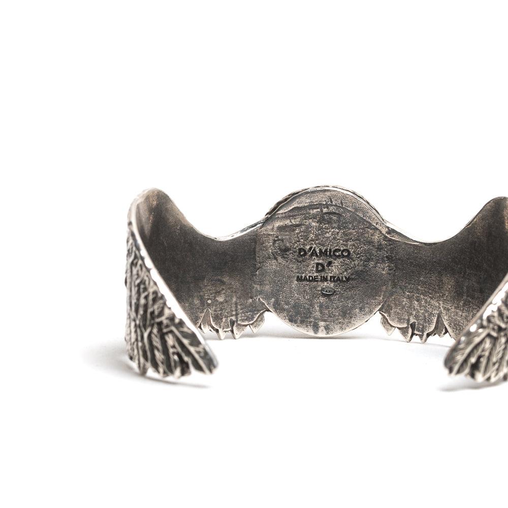 D'AMICO Bracciale Rigido Ali + Teschio Esporta salva