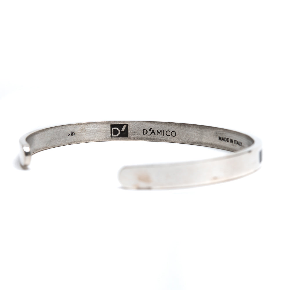D'AMICO Bracciale Smalto Nero Sconto