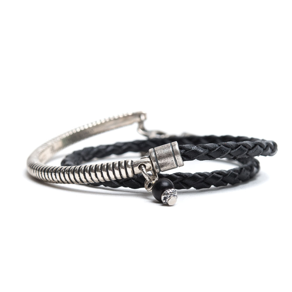 D'AMICO Bracciale Scooby Nero + Argento 925 Offerta
