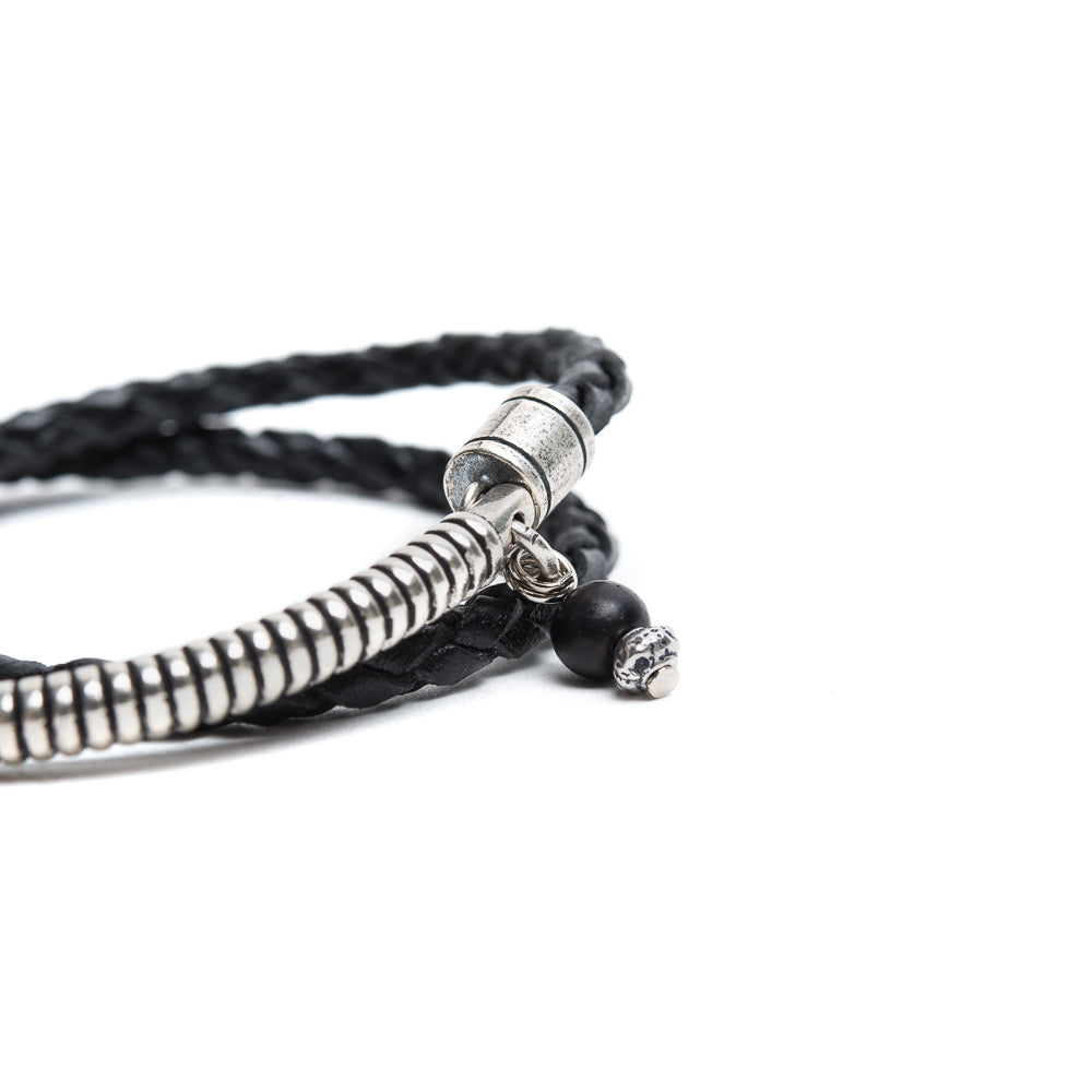 D'AMICO Bracciale Scooby Nero + Argento 925 Offerta